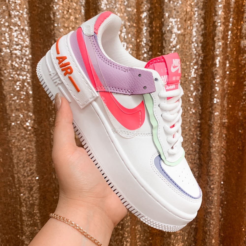 Colorblock Nike AF1’s 💕